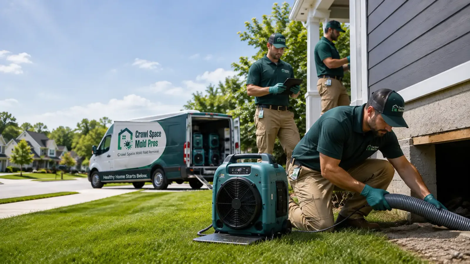 Crawl Space Mold Removal in Minburn, IA